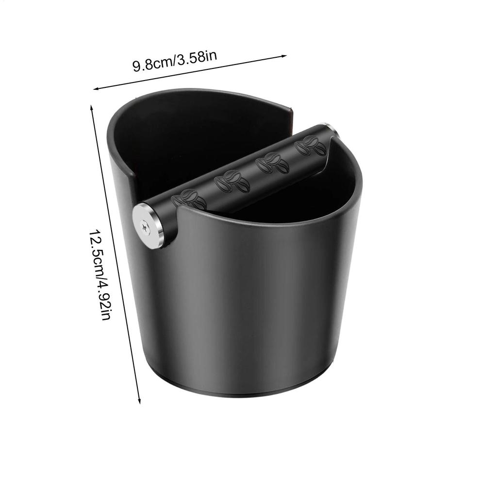 Coffee Knock Box For Grind Waste Grounds Dump Anti-slip Pad Shock-Absorbent With Removable Bar Espresso Maker Cafe  Tools