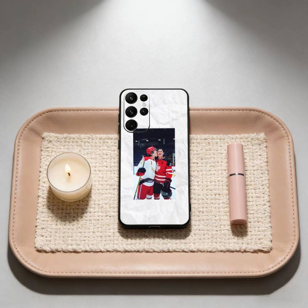 H-Heated Rivalry Phone Case For Samsung S25,24,23,22,30,21,10,9,Ultra,Plus,Lite Soft Black Case