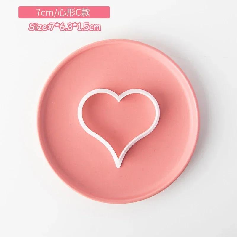 Mini Geometrische Herzform Keksform Valentinstag Liebesherz Ausstechform Fondant Ausstecher Kuchen Dekorieren Backwerkzeug