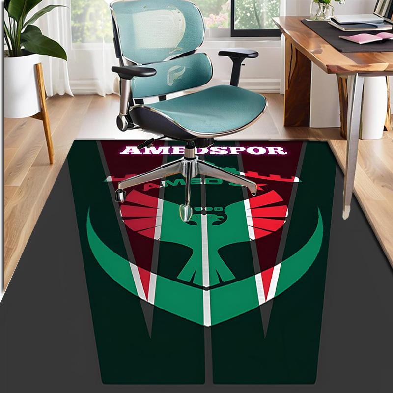 Amed SK Pattern Rug, Indoor/Outdoor Mat, for Picnic, Gameroom, Bedroom, Office, Living Room, Home Decor Carpet, Birthday Gift
