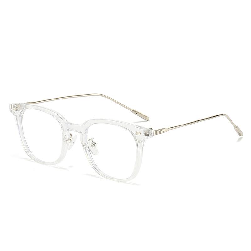 

XJiea 2024 Fashion Anti-blue Glasses For Women Men Light Weight Simplicity Transparent Computer Glasses Frame Trendy Accessory прозрачный