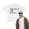 Pedro Pascal Protect The Dolls Same Style Print T Shirts Summer Men Women Fashion Oversized Tshirt Casual Cotton Vintage Tshirt