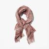 Paolo Albizzati Printed Linen Scarf  Paisley 1  Brown Azf1m80004a50