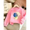 Kids Sweatshirt,Cute Printed Pattern ,Lightweight Round Neck Sweatshirt, Comfortable Outdoor Wear,Spring Fall Sweatshirt
