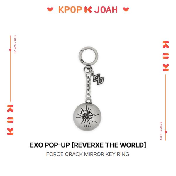 EXO 2026 POP-UP [REVERXE THE WORLD] MD (FORCE CRACK MIRROR Key Ring)