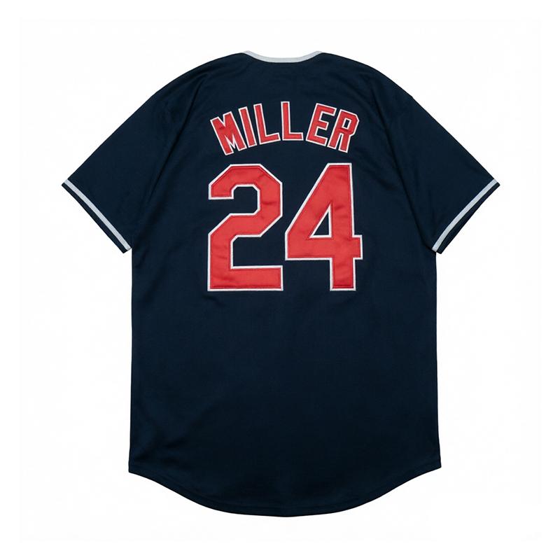 Men's VintageStyle StitchedBaseball Jerseys 7 Kenny Lofton 9 Carlos Baerga 19 Bob Feller 24 Andrew Miller 29 Travis Fryman S-3XL