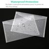 1-3PCS Clear Document Folders Transparent Filing Envelopes Storage Bag Waterproof Plastic Envelopes A4 File Holder Organizers