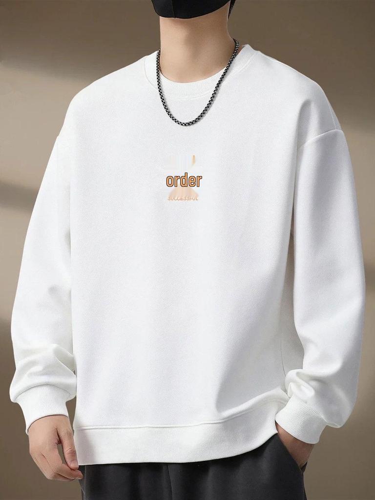 Year of the Horse Red Hoodie: Men's Fleece, Round Neck, New Year Team Dinner Attire.