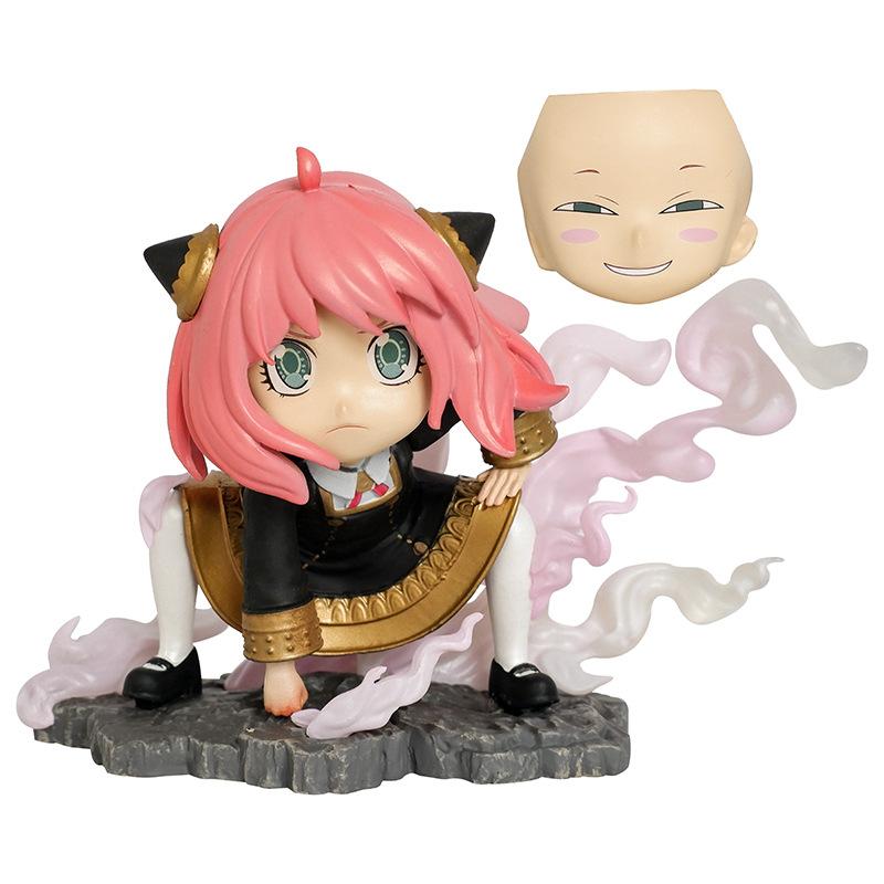 SPY×FAMILY Anya Forger as One Piece Luffy Gear Two Anime Action Figure Toys 10cm