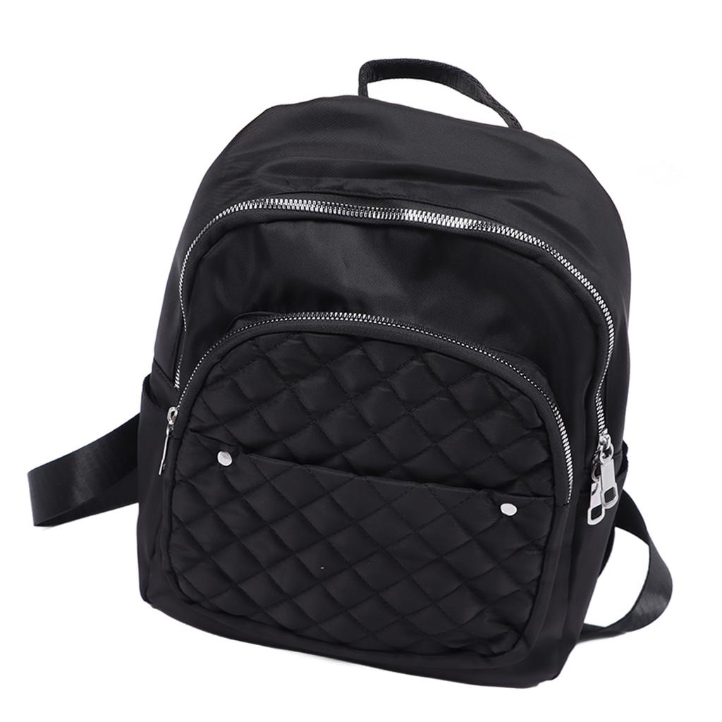 Women Backpack Women Large Capacity Daily Travel Work Backpack Fashionable Daypack Purse Black Oxford Fabric