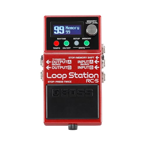 

BOSS Boss Loop Station Looper RC-5 Compact Stereo Compatible Up to 13 Hours Recording Effector Gu...