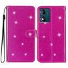 Bling Flash Leather Protect Case For Moto G04 G05 G13 G14 G15 G22 G23 G24 G31 G35 G41 G52 G53 G62 G73 G75 G84 G85 Wallet Cover