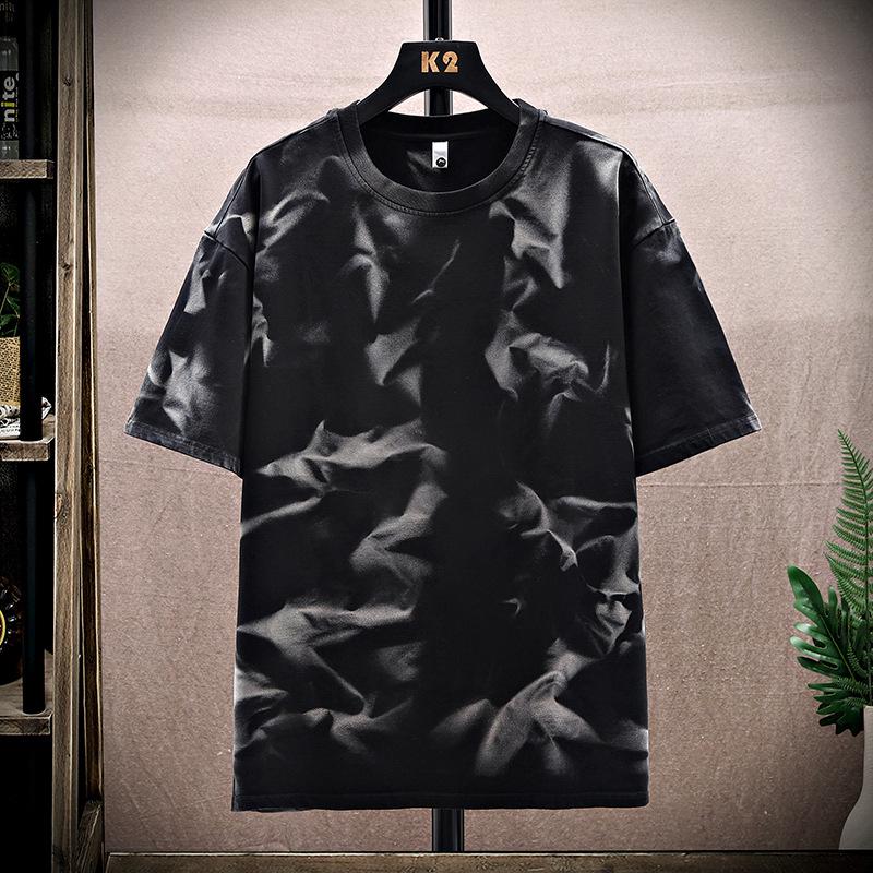 Sommer Handgemachtes Batik-T-Shirt - Dopaminfarben-Kollektion