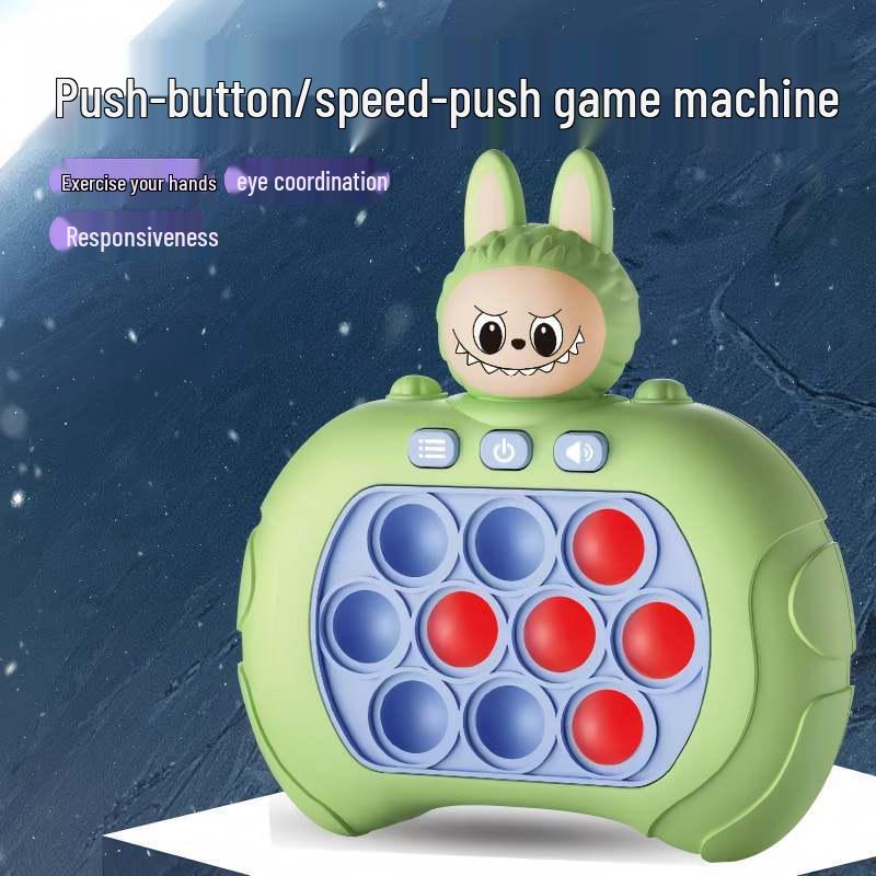 Internet Celebrity Push-Button Rhythm Game: Children's Educational Whack-a-Mole Logic Toy