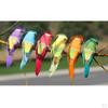 12 Pack Artificial Simulation Foam Feather Type Bird, Mini Parrot Ornaments DIY Craft for Wedding