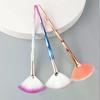 Large Flat Highlight Blush Fan-Shaped Makeup Brush Powder Loose Powder Face Brush Korean Soft Cosy Even Color Tools For Women
