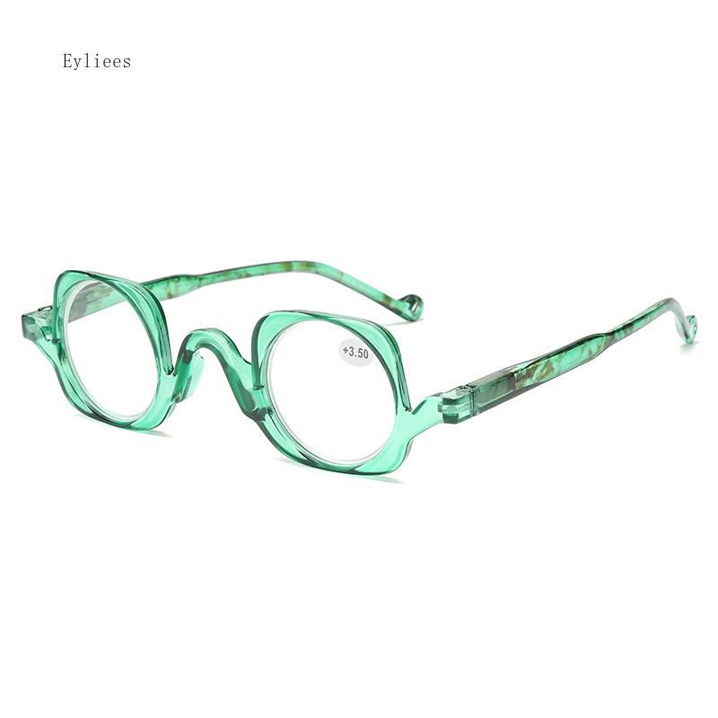 

Reading Glasses Retro Square&Round Small Frame Women&Men Presbyopia Eyeglasses With Blocking Blue Light +1.0...+ 4.0 +1.0