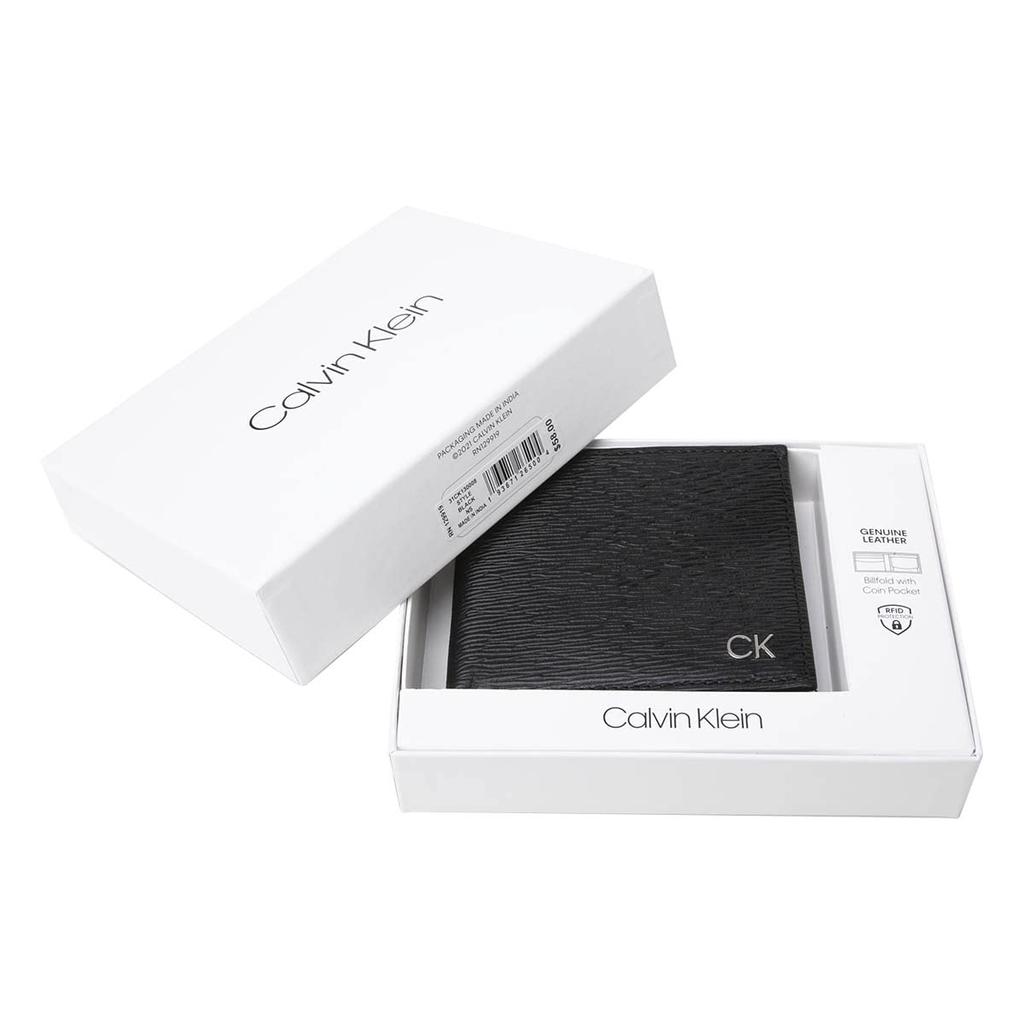 ck wallet with coin ck 31CK130008 BLACK ONE SIZE [Calvin Klein] Bi-fold purse, leather, accessories, business, casual, men's, (001) [Used]