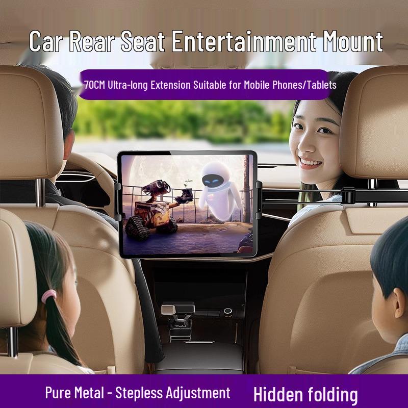 Universal Foldable Car Headrest Phone & Tablet Holder