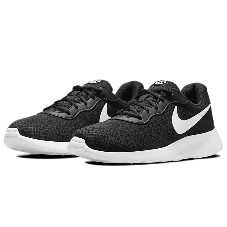 Nike Tanjun Black White Men Sneakers Barely-Volt DJ6258-003