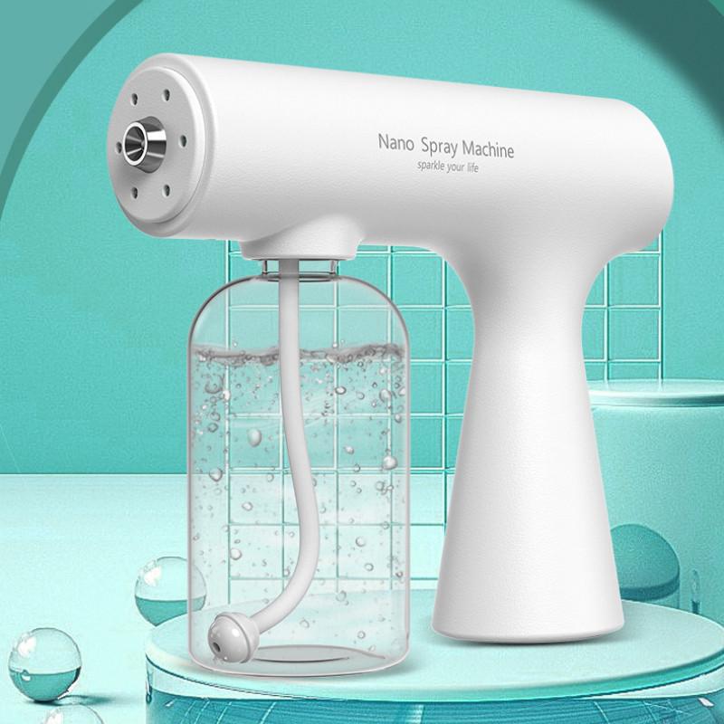 Pulvérisateur Portatif Manuel K5S Équipement de Stérilisation et Désinfection par Lumière Bleue Pistolet de Désinfection Rechargeable pour la Maison