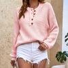 Jersey Mujer 2025 Korean Fashion New Sweater Women O Neck Solid Long Sleeves Knitted Top Jumper Loose Casual Jacket CR2026