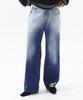 PRENDA Vintage Washed Denim Pants Dark Indigo