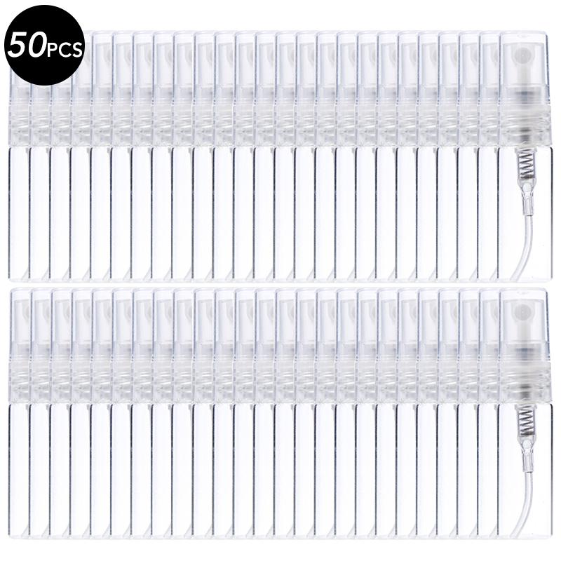 5/10/20/30/50Pcs Mini Spray Bottle Empty Perfume Atomiser Clear Perfume Bottle 3ML 5ML 10ML Refillable Portable Sample Tool 7