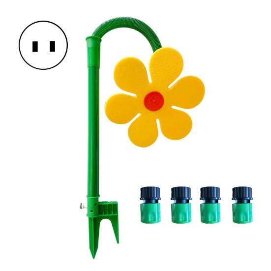 

Танцующий цветок-разбрызгиватель для собак, сумасшедший подсолнух, газонный разбрызгиватель, прочное основание, садовый инструмент для полива, забавная игрушка для полива двора жёлтый