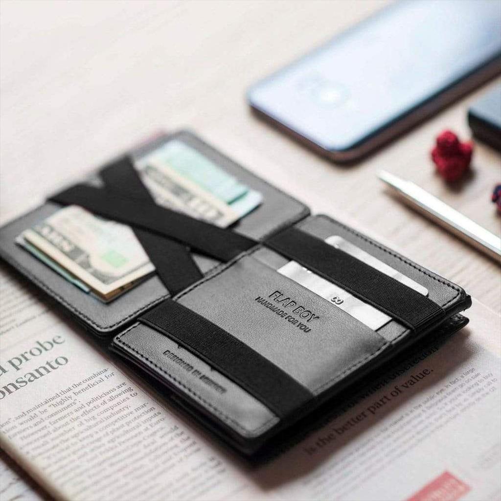 Jaimie Jacobs FLAP BOY Compact Wallet [Official Import] (Exclusively Distributed In Japan) (Black)