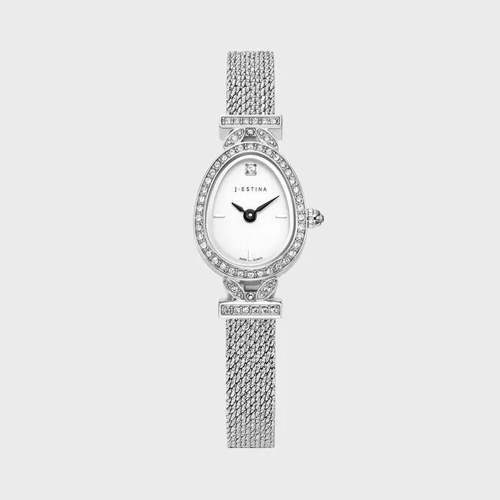 TIARA DIA STILLA Metal Watch - White (JWT1ME6BS605WHWH0)