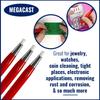 Megacast Fiberglass Scratch Brush Pens Coin Electronic Rust and Corrosion Removal - 3-Pack - Jewelry, Watches, Cleaning, Applications,