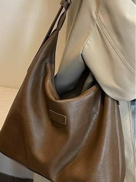 2025 Sommer Koreanischer Stil Weiches Leder Große Kapazität Damen Schulter-Tragetasche