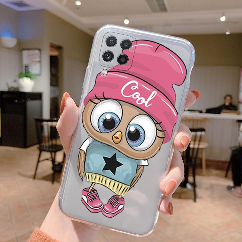 

Clear Case For Samsung Galaxy A22 4G A 22 5G A22S Shockproof Cover Cartoon Cute Soft Silicone Fundas For Galaxy A22 Transparent A22 4G