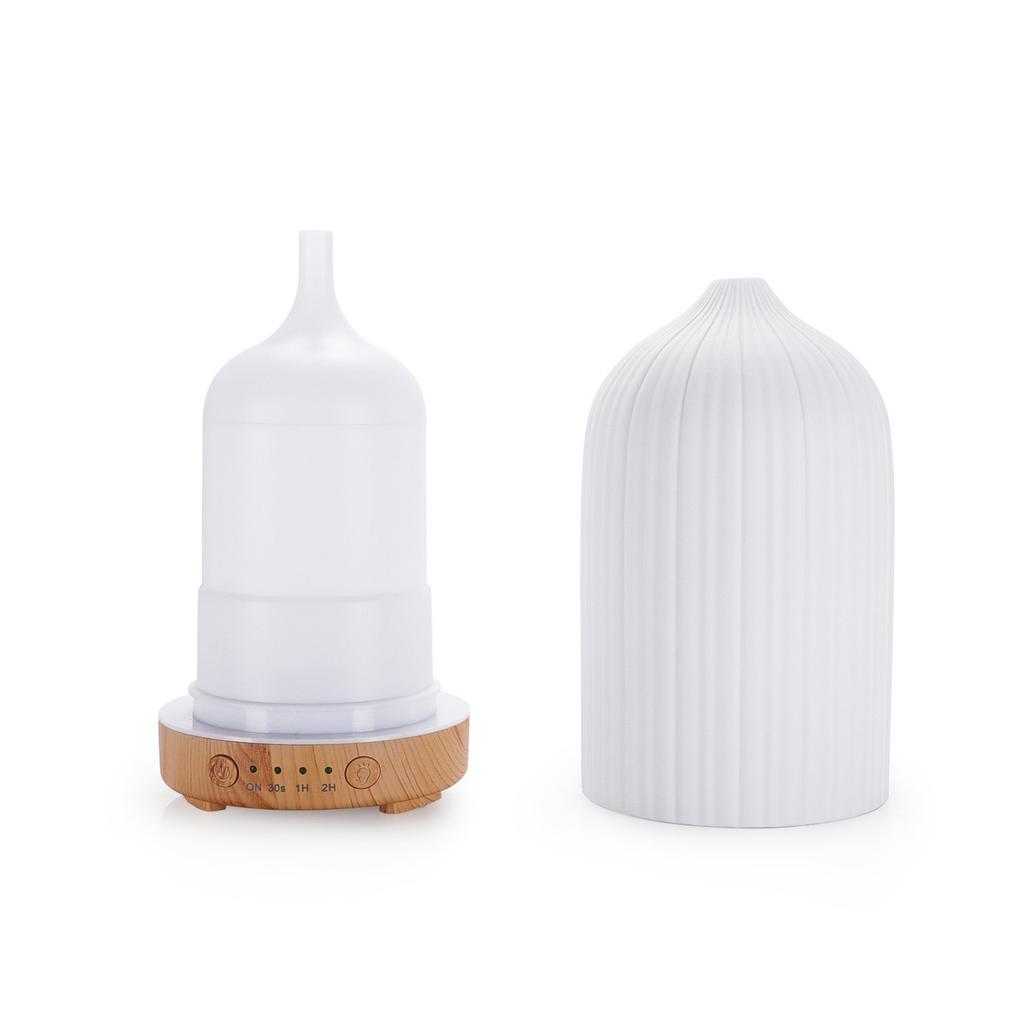 Imitation Keramik Streifen Aroma Diffusor, USB Aroma Diffusor, Vase mit farbigem Licht Luftbefeuchter, Öl Maschine.
