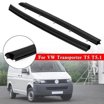 1 Paire Joint d'Étanchéité de Porte Avant Noir Garniture en Caoutchouc Accessoires de Voiture Pour VW T5 T5.1 Transporter 2003-2015