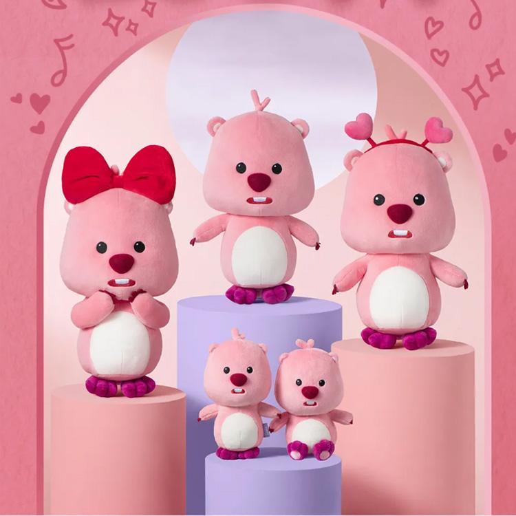 New POP MART Zan Meng Ruby Loopy ZANMANG LOOPY Heart Headband Style Dolls 35cm PPMT-2311-0013