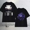 Tricou Deep Purple World Tour 2026, Tricou Unisex cu Tricou Rock Bandă Deep Purple