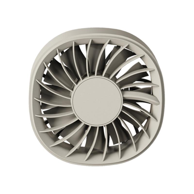 Car Fan Usb Car Air Outlet Cooling Fan Adjustment Powerful Cooler With Light 3 Speed Fan Car Rear Seat Heat Dissipation Cooling