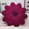 Stuffed Flower Shaped Pillow Round Throw Pillow, 16 Inch Decorative Cushion, Soft for Living Room Shape Sofa Couch Bed Chair Velvet Pillows