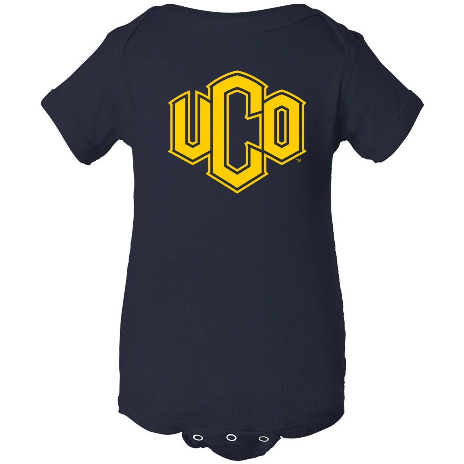 Central Oklahoma Bronchos Primary Logo University Infant Creeper Bodysuit - Navy 2XL