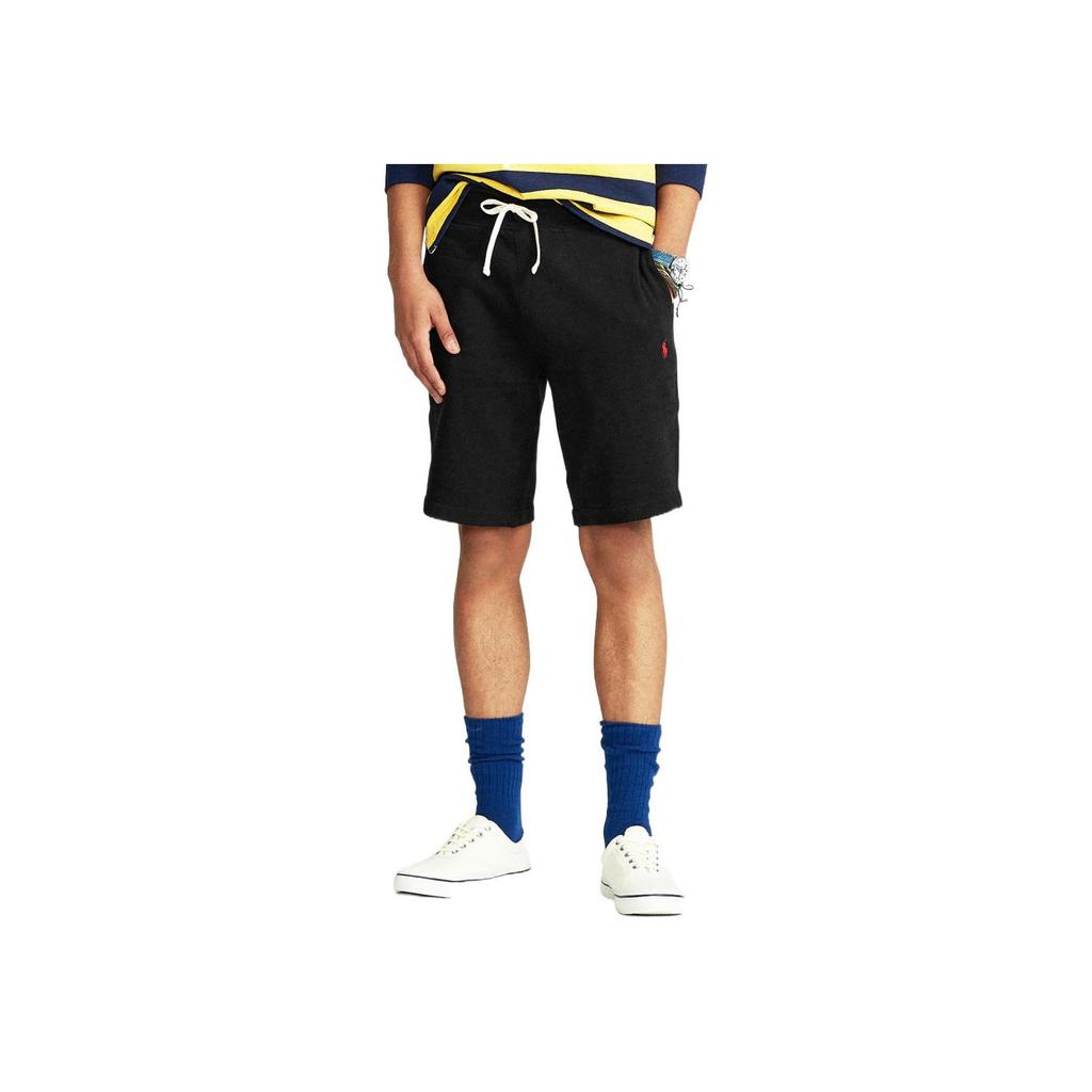 Polo Ralph Lauren SS22 Logo Embroidered Straight Leg Sports Casual Shorts Men Shorts Black 710790292-001