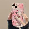 Full Screen Roses Suitable for Apple 16pro Spring and Summer Mobile Phone Case 15 Flip Mirror 14 Transparent Anti-fall 13 Silicone X