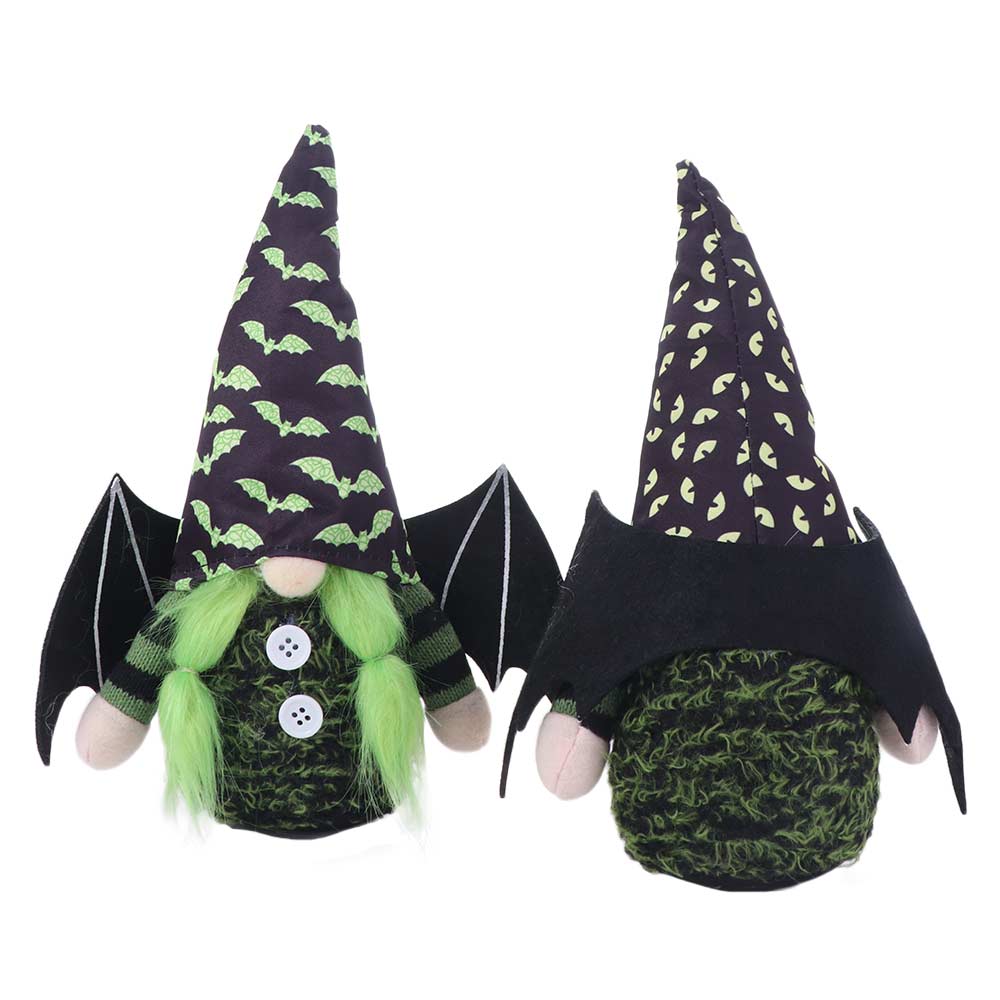 Cartoon Halloween Gnomes Doll Mini Plush Table Ornament Portable Dwarf Plush Doll  Party Supplies