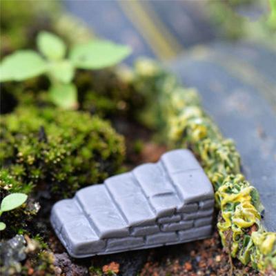 Mini Retro Steintreppen Handwerk Skulptur Moos Miniaturlandschaft Blumentopf Garten DIY Dekoration Zubehör