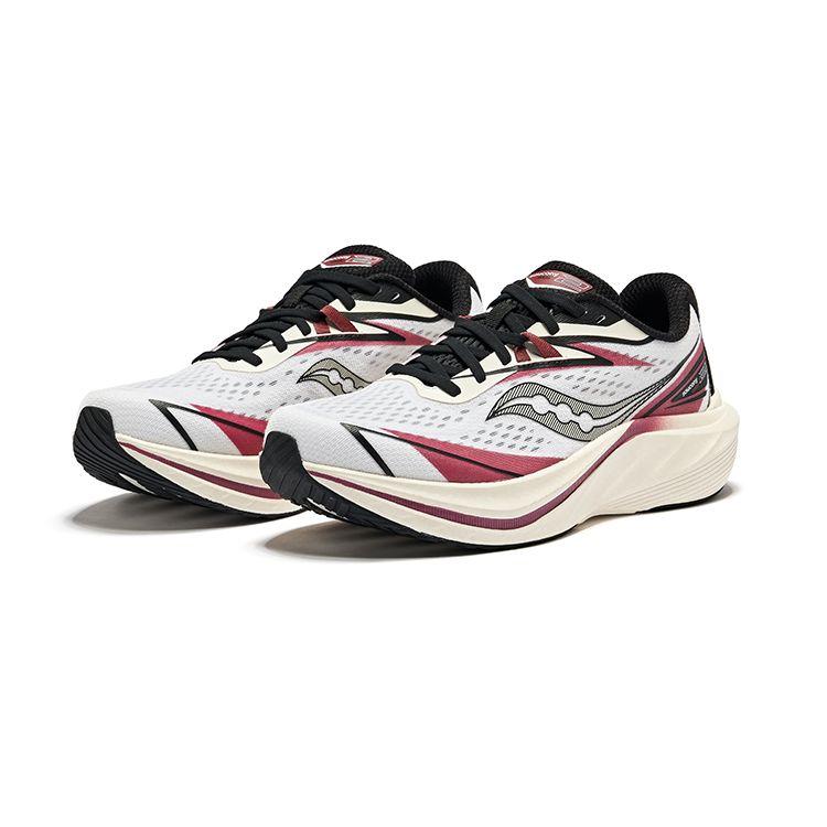 SAUCONY Slay Speed 2 Racing Training Carbon Plate Running Shoes Men Running Shoes White Black Red S28234-3