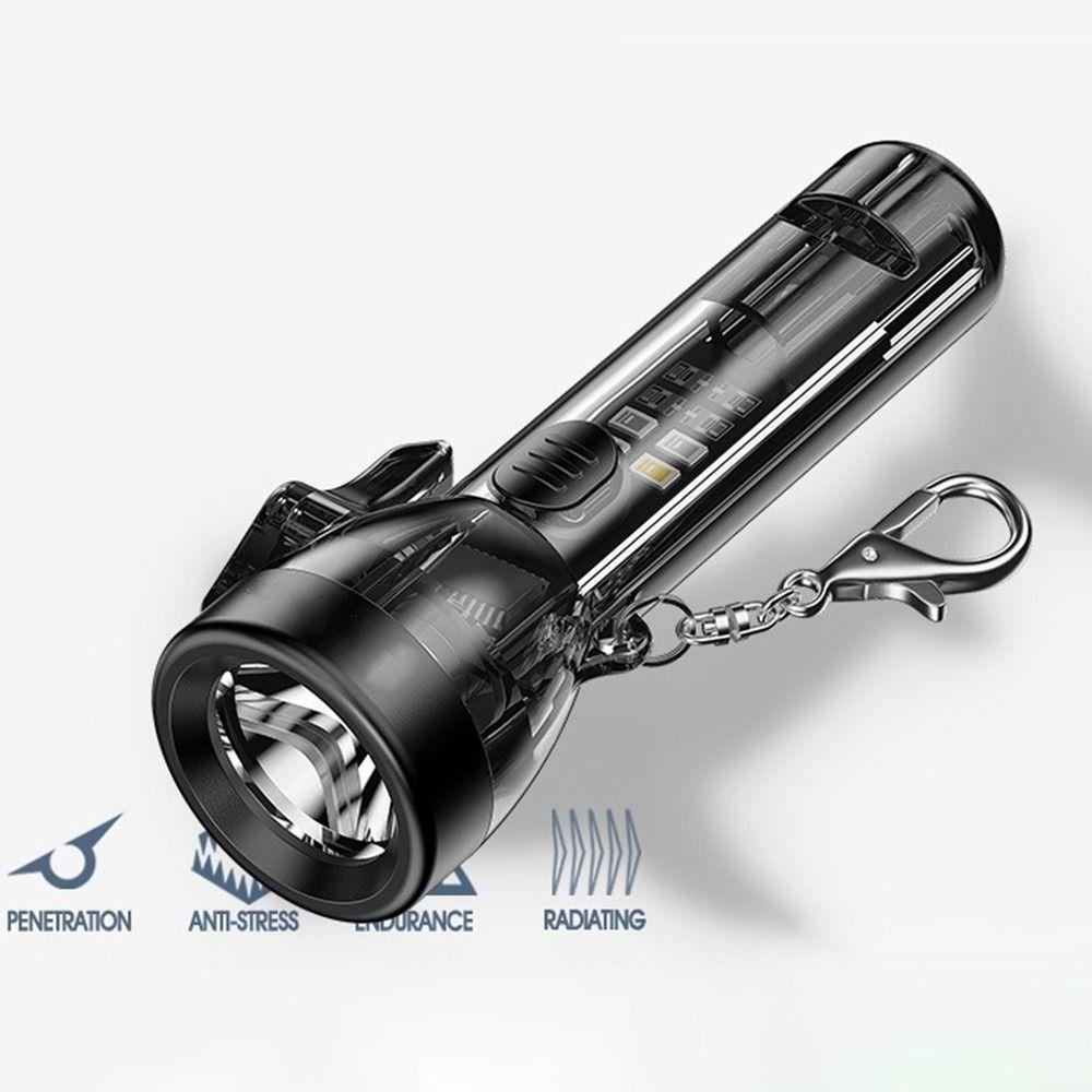 Portable Mini Keychain Flashlight 80 Lumen Small Flashlight Pocket LED Flashlight  Inspection