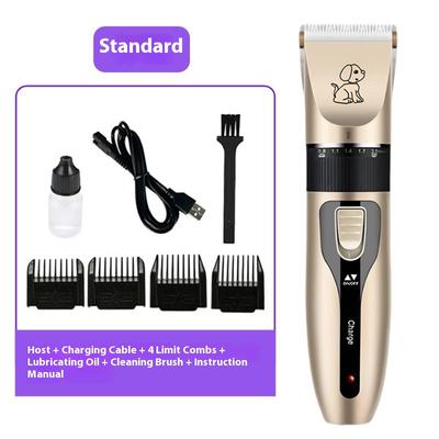 Tesoura elétrica de empurrar para animais de estimação cão gato pedicure barbear limpeza ferramenta de beleza conjunto de unhas pedicure para animais de estimação