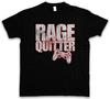 RAGE LEAVE T-SHIRT Lustiger Gamer Gaming Admin Informatiker Raid MMORPG RPG-