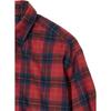 UNIQLO Flannel Plaid Loose Single-Breasted Long Sleeve Shirt Women shirts Red 451099-15